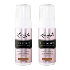 Loving Tan 2 HR Express Deluxe Bronzing Mousse Dark 120ml Pack of 2