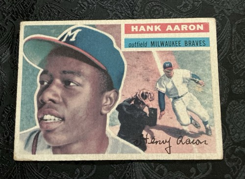 Hank Aaron #31 1956 Topps card