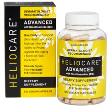 Heliocare Advanced with Nicotinamide B3 Skin Health 120 Capsules + FREE SHIPPING