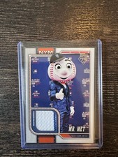 2026 Topps Celebration Series 1 Mr. Met Mascot Relic #MAS-MRM - 2 Color Patch SP