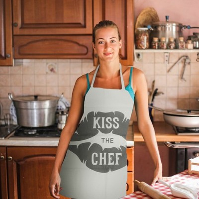 Cotton Linen Cooking Apron Adults Aprons with Pocket Multi Color Easy to Clean