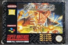 Metal Marines for the SNES/Super Nintendo. Extremely rare and boxed PAL