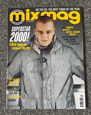 Ultra Rare Original Collectable UK Mixmag Club Magazine Fergie DJ December 2000