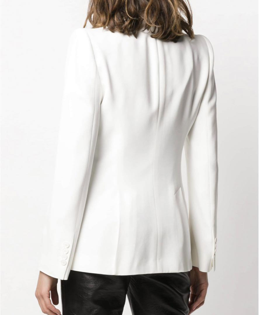 Alexander McQueen パワーショルダージャケットホワイト40