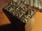 1/4 inch Number Stamp Set for Harley Davidson Punch dot