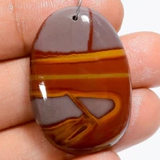 Natural Noreena Jasper Oval Cabochon Drilled Gemstone 41 Ct. 33X22X5 mm A-33712
