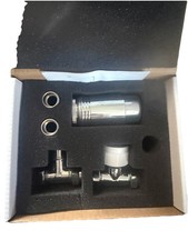 Design Twin Pack TRV Chrome Straight Radiator Valves 15mm