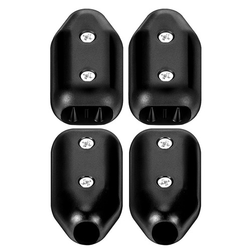 4 Pcs 5/8 Inch Rope Clamps Reusable Rope Clamp Black Plastic Rope1129 ...