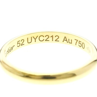 Cartier 1895 Wedding Ring Yellow Gold (18K) Fashion No Stone Band