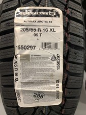 2 New 205 65 16 99t General Altimax Arctic-12 Extra Load Snow Tires 2 New 205 65 16 99t General Altimax Arctic-12 Extra Load Snow Tires
