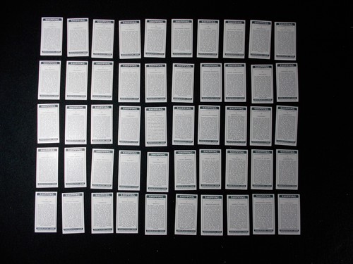 Carte sigarette giocatori spedizione non emesse set completo 50 - Foto 6 di 10