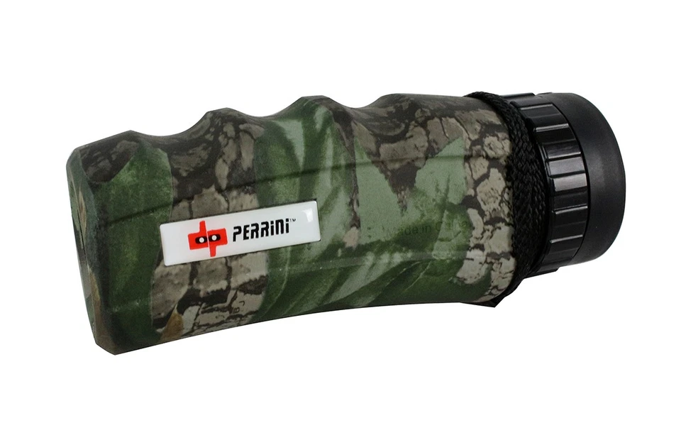 Perrini 10x25 Woodland Camo Monocular with Sheath – Waterproof & Compact - Image 3 of 4