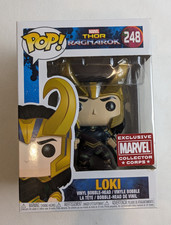Funko Pop Loki #248 Thor Ragnarok  Exclusive Marvel Collector Corps  Figure