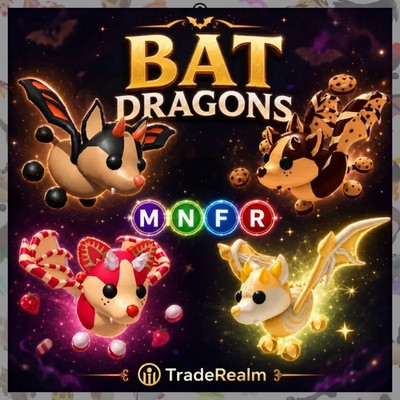 Adopt me Pets BAT DRAGON (s) / FAST DELIVERY /FAIRY/ STRAWBERRY/CHOCOLATE BAT