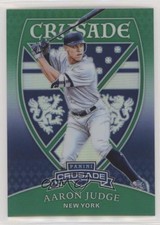 2018 Panini Chronicles Crusade Green Prizm 48/50 Aaron Judge #7 2x6