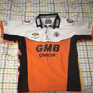 Kukri Castleford Tigers Super League Rugby Shirt Only Orange Adult Size L