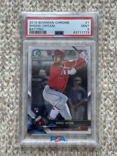 2018 Bowman Chrome Shohei Ohtani Rookie