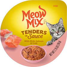 Tenders in Sauce Wet Cat Food, Salmon & Crab, 2.75 Ounce Cup (Pack of 12) 10.18 per gallon