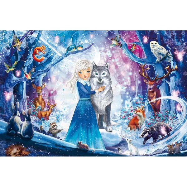 Schmidt Spiele Kinderpuzzle 100 Teile Prinzessin Im Winterwald-image