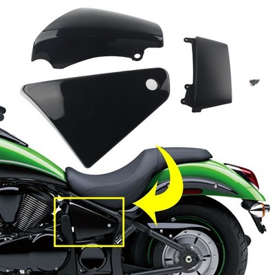für Kawasaki Vulcan 900 VN900 VN900C Custom 2006-2020 Batterie-Seitenabdeckungen