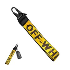 Keychain Wrist Lanyard for Car Keys, Wallets  Jeans Yellow Accessory