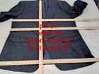 52 Men's Blazer Blue French Crown Navy Blue Silk Blend dble back vent Lgth35" — photo 3