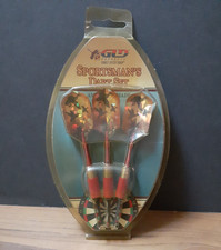 Vintage GLD Tufflex Tip DARTS Brass Barrel Wildlife Duck Flight NEW