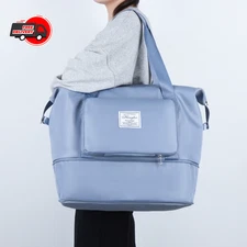 The Foldie Bag Waterproof Travel Duffle Bag Expandable Large Capacity Folding