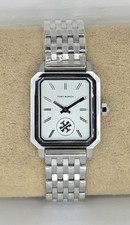 TBW1510 Tory Burch Robinson Silver White Dial Stainless Steel Women's Watch