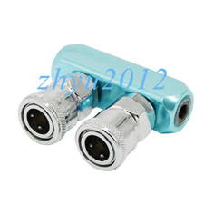 Green Quick Connect Coupling Coupler Tool 2 Pass Hose NEW
