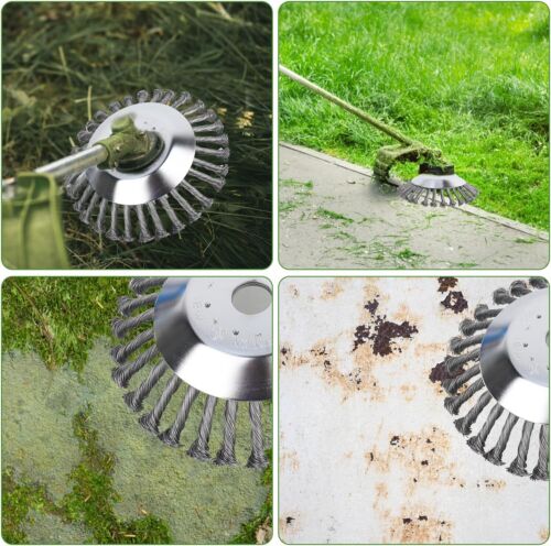Profi Wildkraut Fugen Unkrautbürste Motorsense Weich und Gezopft 25,4x200mm DE - Imagen 4 de 13