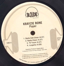KRAYZIE BONE - PEOPLE / STREET PEOPLE -  HIP HOP RAP  SINGLE LOUD