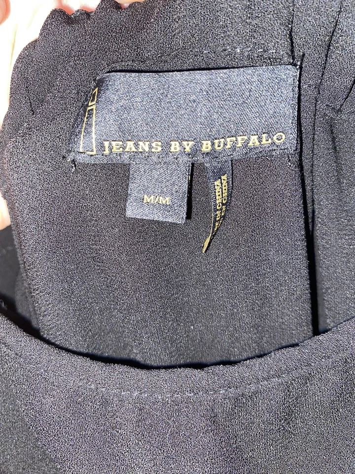 Mono/mameluco I Jeans by Buffalo negro para mujer mediano con bolsillos Foto 4 de 4