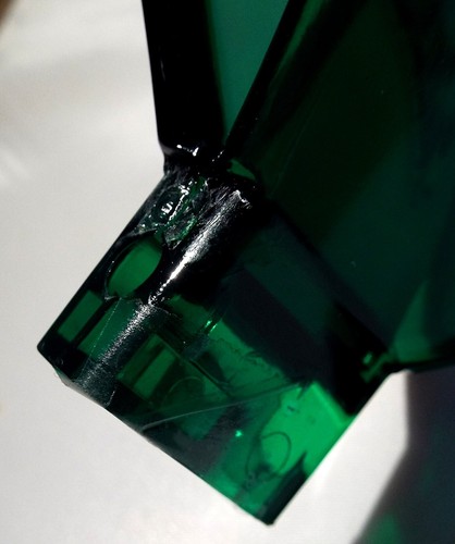 GREEN REPLACEMENT ILLUMINATED WINGS FOR CAR MASCOT HOOD ORNAMENT - Picture 3 of 7
