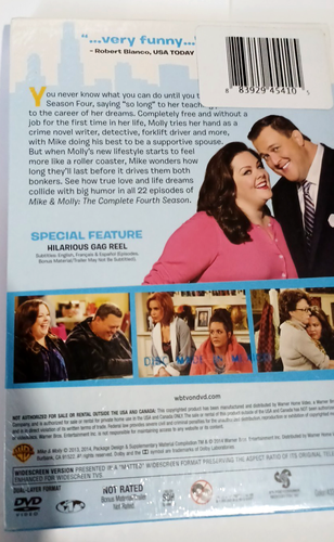 DVD MIKE & MOLLY Complete 4th Season - New Sealed 2013 433 Min. - Picture 8 of 8