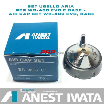 Luftdüsensatz für Anest Iwata WS-400 Evo clear und Base - Air Cap Set WS-400 Evo