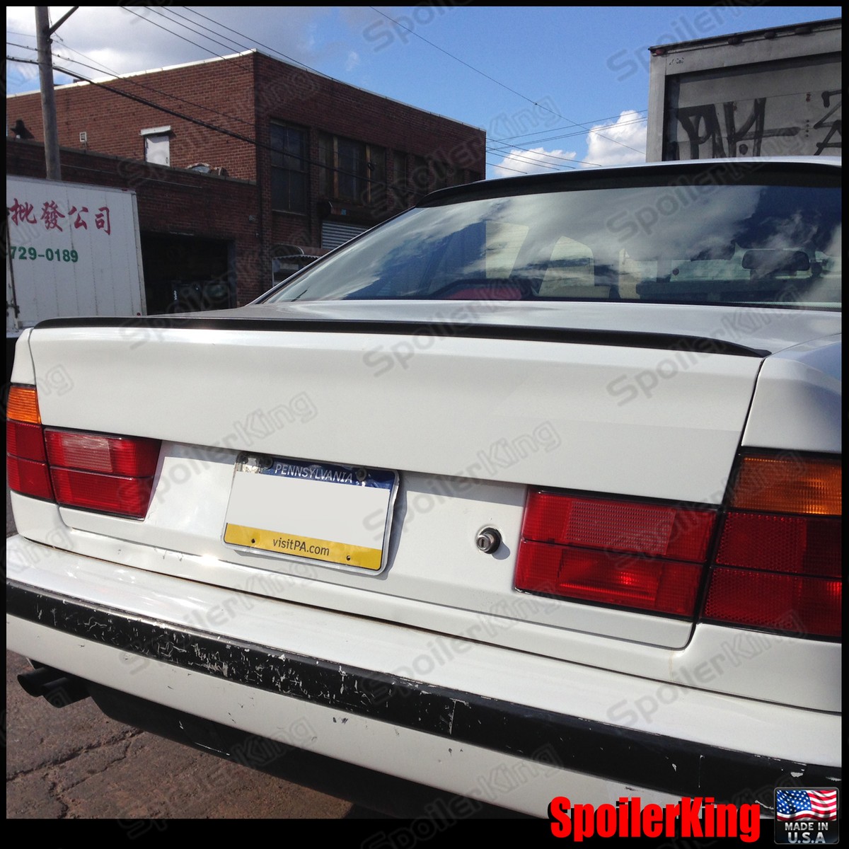 Alerón Labial Para Maletero BMW E34 Serie 5 1988-1995 Sedán – Estilo Deportivo