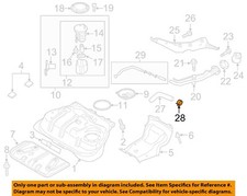 FIAT OEM 17-20 124 Spider Fuel System Components-Connector Hose Clamp 68315480AA