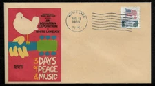 1969 Woodstock Poster Featured on Limited Edition Collector's Envelope *OP447
