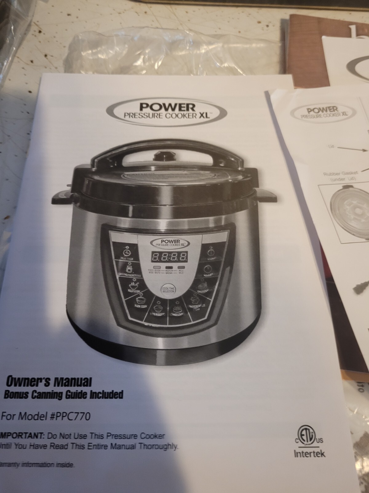 NEW NEVER USED POWER PRESSURE COOKER XL MODEL PPC770 eBay
