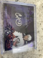 2019-20 SPx UD Black Obsidian Script Purple /49 Cam Atkinson #OS-CA Auto