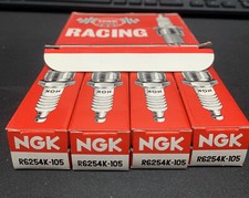 4 Plugs Of Ngk Hi Performance Racing Spark Plugs R6254k-1054076 Made In Japan 4 Plugs Of Ngk Hi Performance Racing Spark Plugs R6254k-1054076 Made In Japan