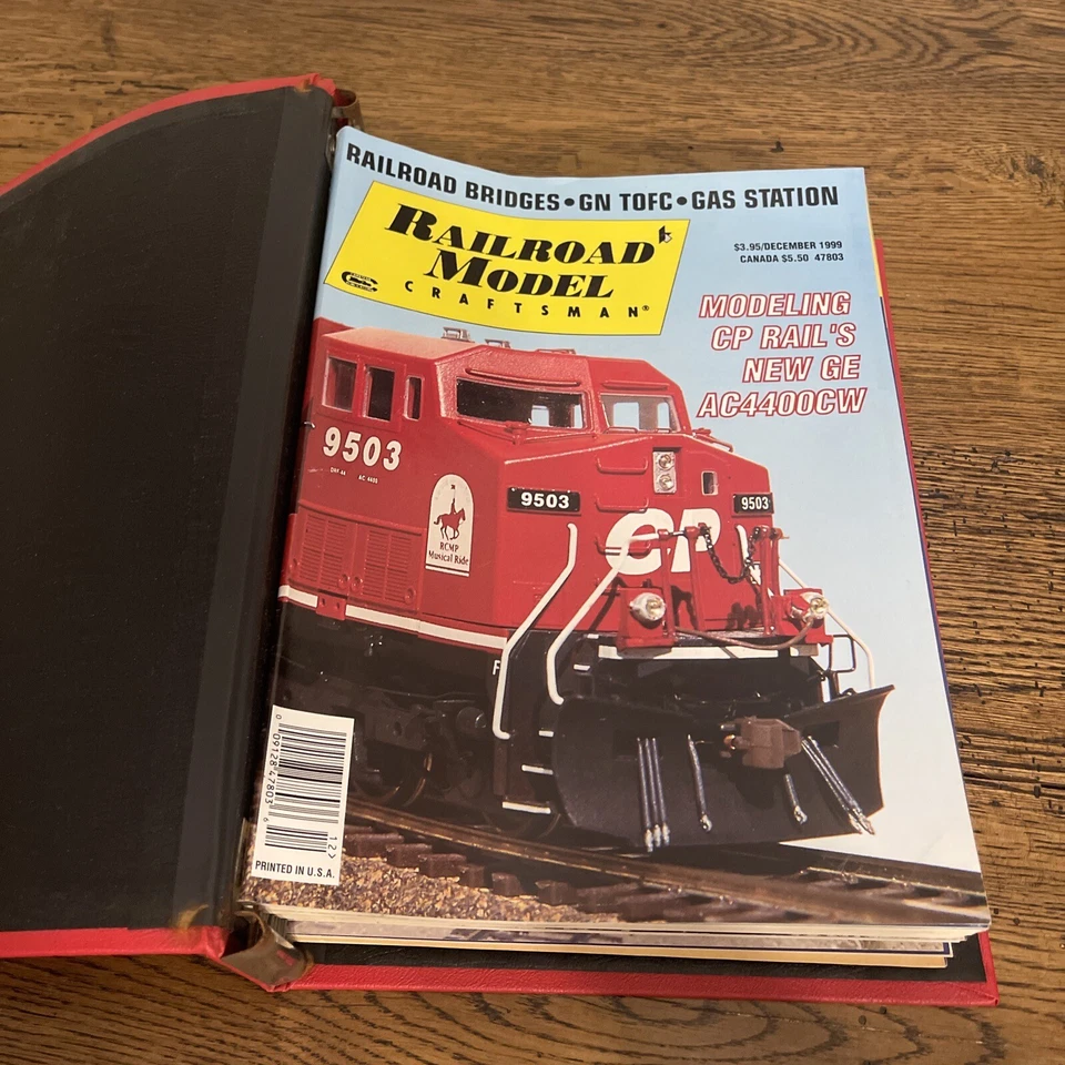 Railroad Model Craftsman Magazine 1999 Complete Year 12 Issues Jan-Dec A20 - Image 4 of 4