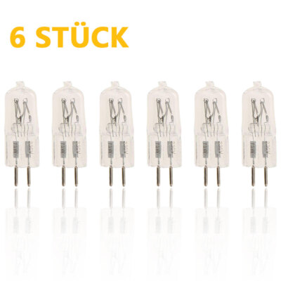 6Stück Halogen Glühbirne G4 230V 75W Warmweiß Lampe Dimmbar Stiftsockellampe