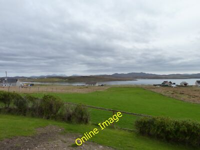 Photo 12x8 Crofting strip Breascleit Lush grass, much favoured by migratin c2013