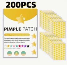 Star pimple patches, 200PCS, Hypoallergenic, Fragrance-Free, Suitable For All
