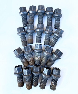 VW/Audi OEM Wheel Lug Bolts Golf Passat WHT002437 M14x1.5 20PC | eBay