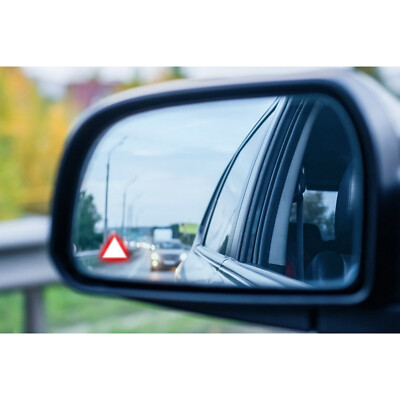 2PCS Universal Car Blind Spot Detection System Red BSD Lens Warning Light Sound
