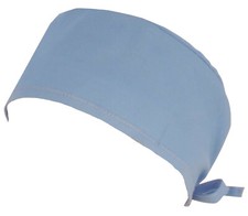 Scrub Cap Nurse Scrubs Hat Nursing Doctor Surgical Vet Nurses, Cotton Light Blue
