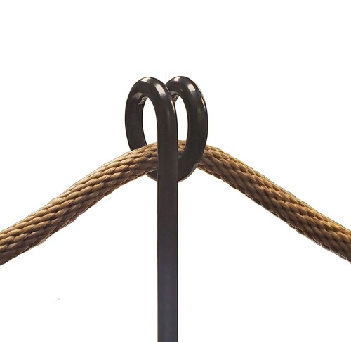 42" Inch, Single Rope Poles/Stakes for Creating a Rope Border Around Flower b... - Afbeelding 1 van 8